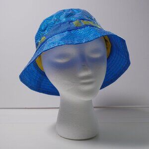 IKEA Tarp Blue Yellow Gold Bucket Hat Retro Y2K FREE‎ WITH BUNDLE :)